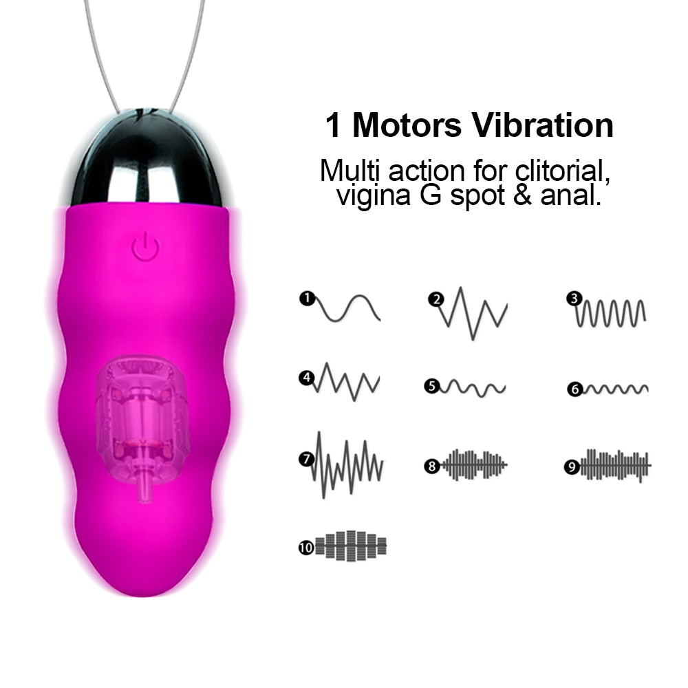 10 Speeds Vibrator Sex toys for Woman with Wireless Remote Control