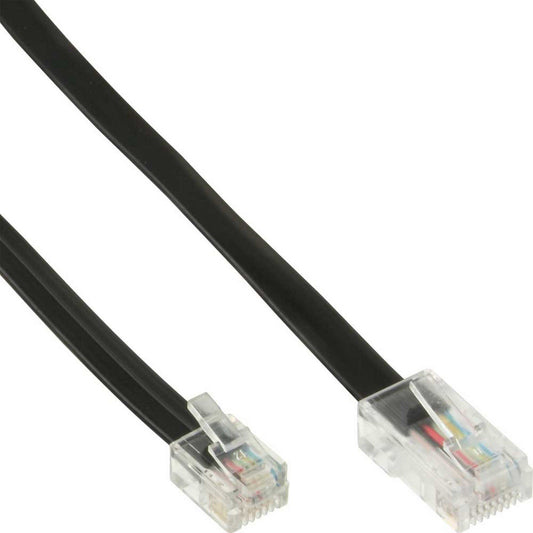 1.5m Flat telephone cable RJ45-RJ12